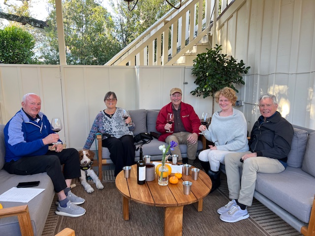 American Wine Society Monterey Chapter Scopes Out Corral’s Fabulous New Outdoor Space!